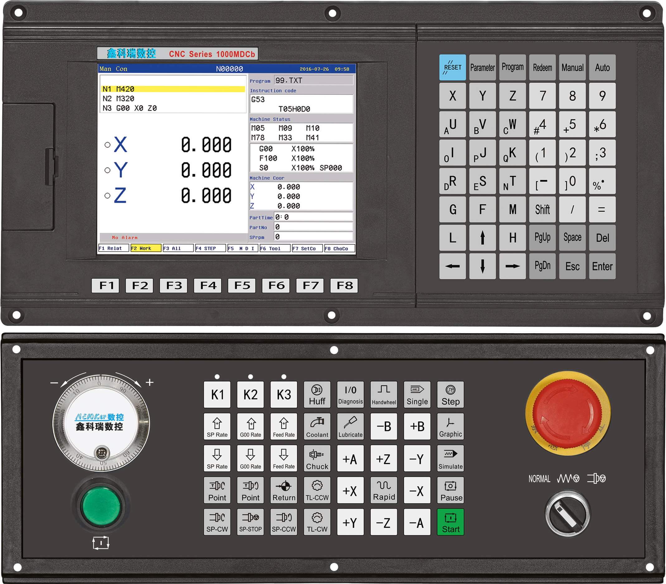 Фрезерный контроллер ЧПУ NEW1000MiCB-3-AB