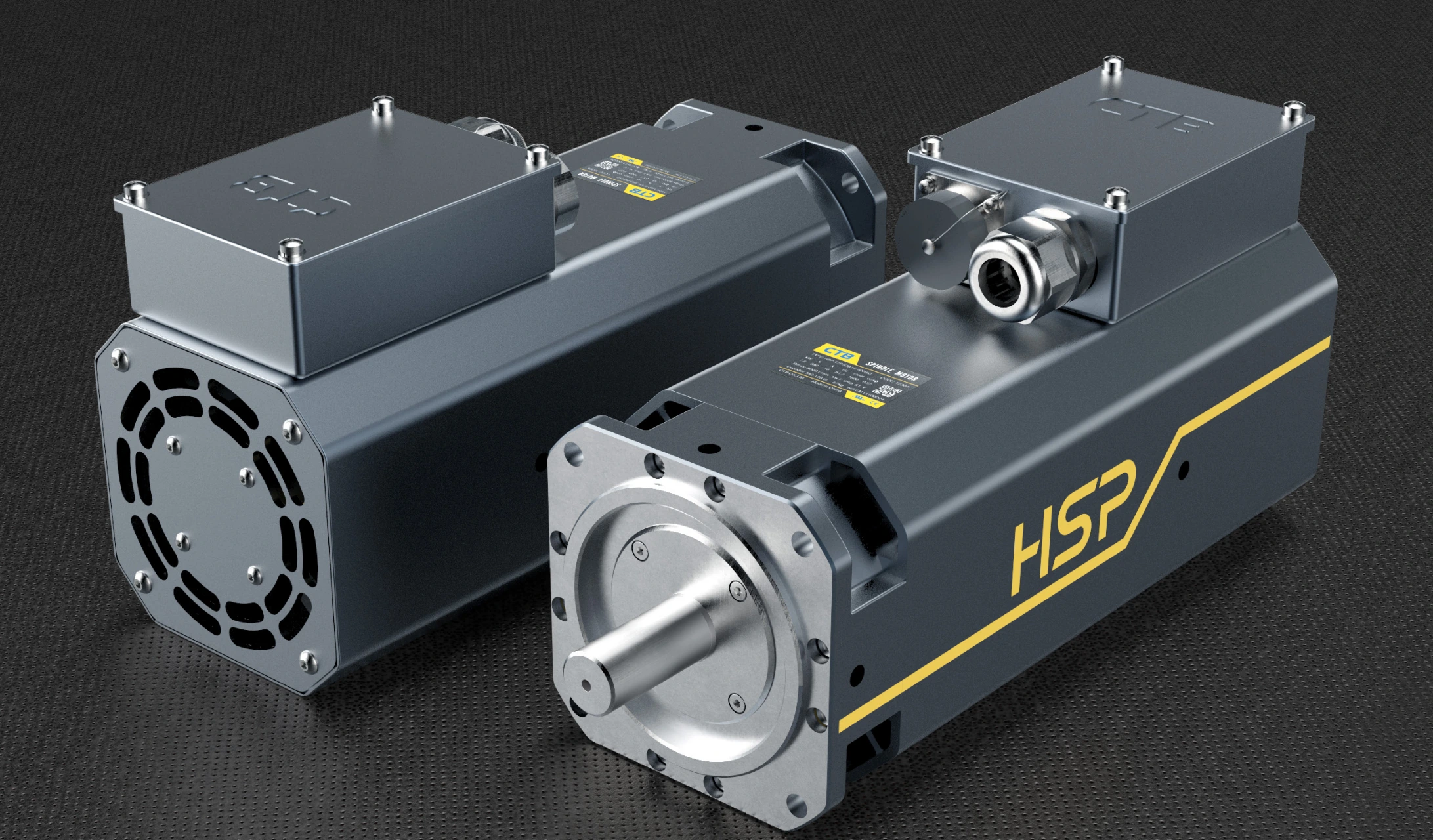Высокоскоростной серводвигатель шпинделя CTB HSP, габаритная группа 130 × 100 мм
