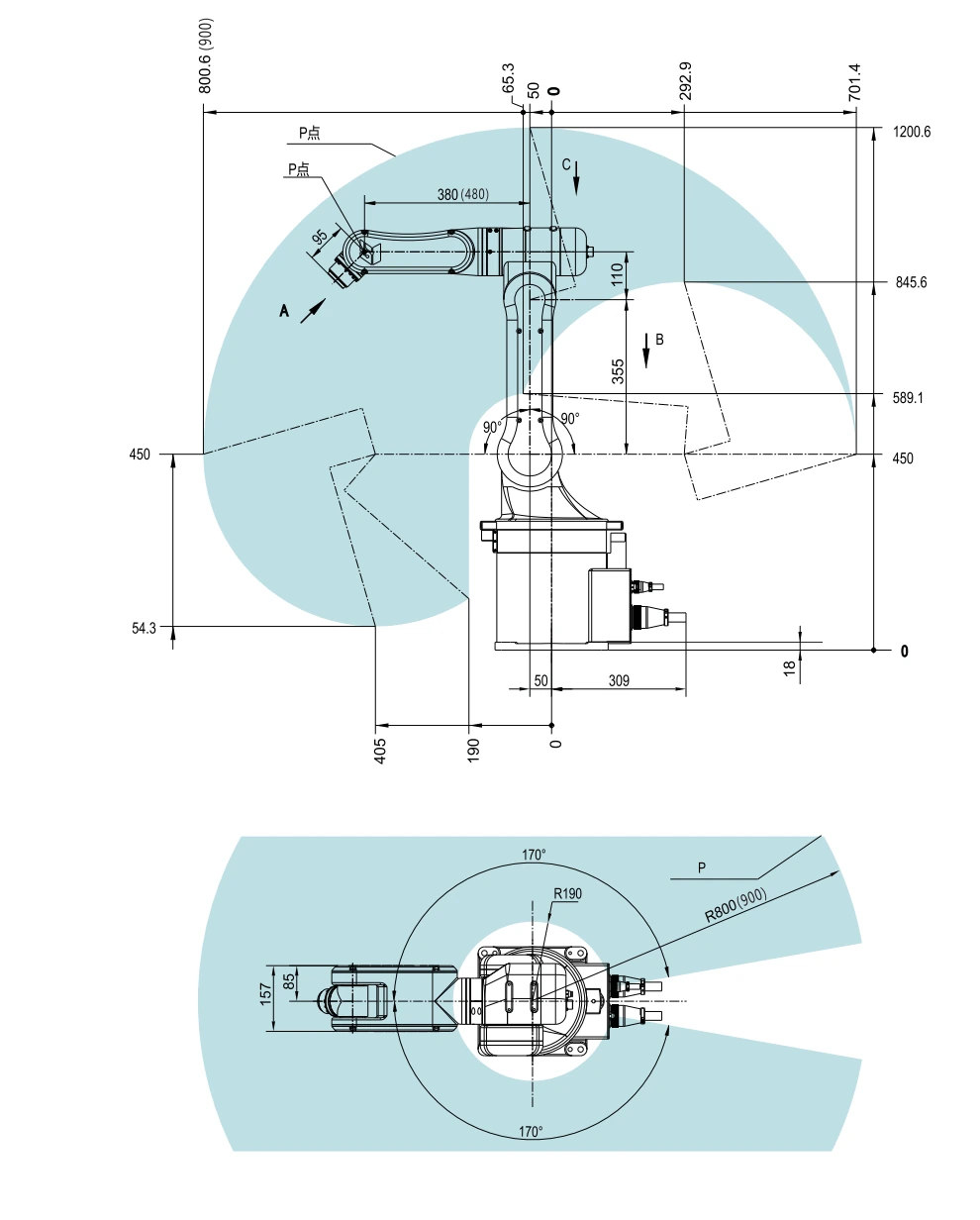 Рабочая зона NEW0805A